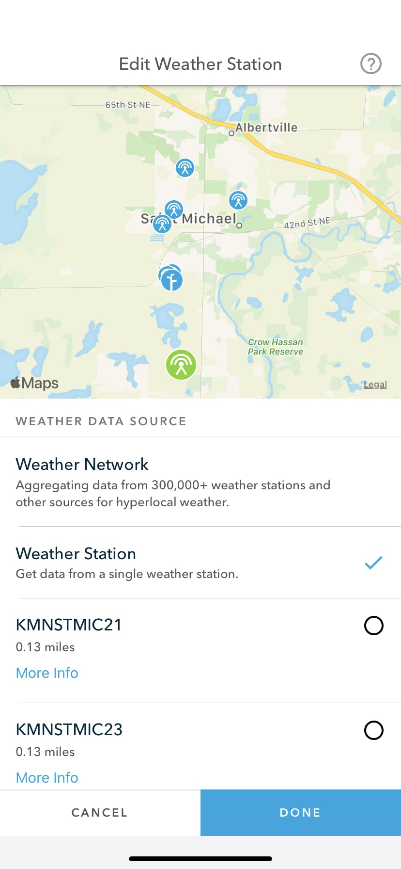 Query your own personal weather station with Rachio
